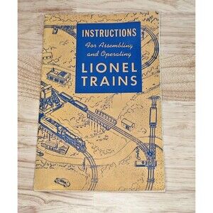 VTG 1946 Lionel Trains Instructions Booklet Assembling & Operating Postwar 46